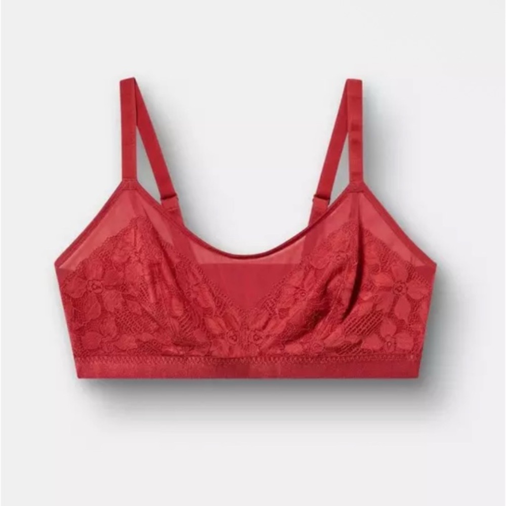 Torrid NWOT Ava Lace Unlined Scoop Bralette - Picture 5 of 5
